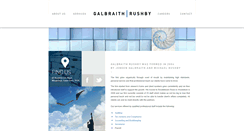 Desktop Screenshot of galbraithrushby.co.za