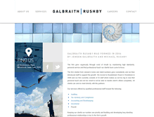 Tablet Screenshot of galbraithrushby.co.za